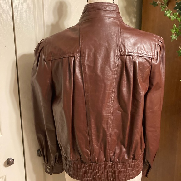 Vintage Retro Classic Directions genuine leather coat - Picture 2 of 6